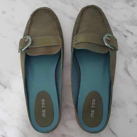 Me Too | Green-blue Mules - Picture 1 of 6